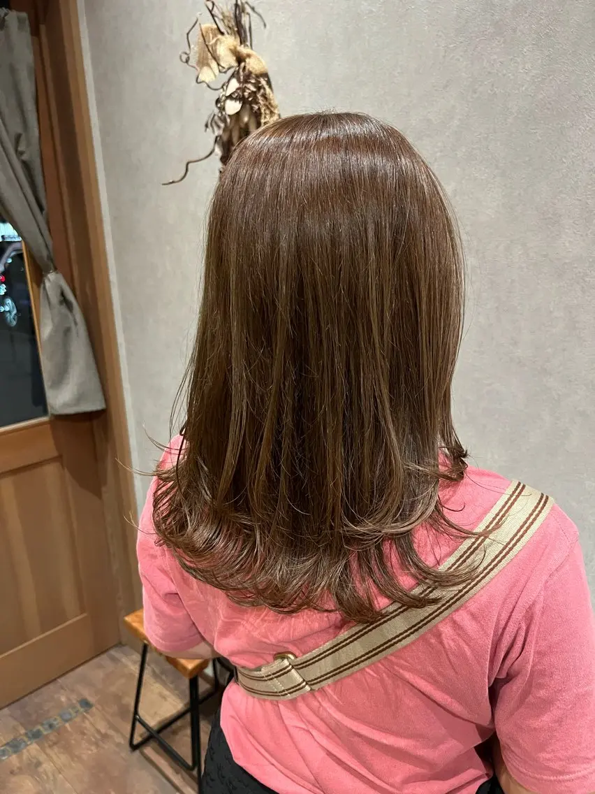 ミディアム レイヤーカット reiju （ranka）のヘアスタイル