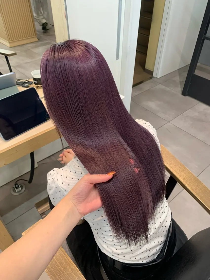 ロング ヘアカラー 本厚木で叶う艶カラー /AYAMI🎀のヘアスタイル
