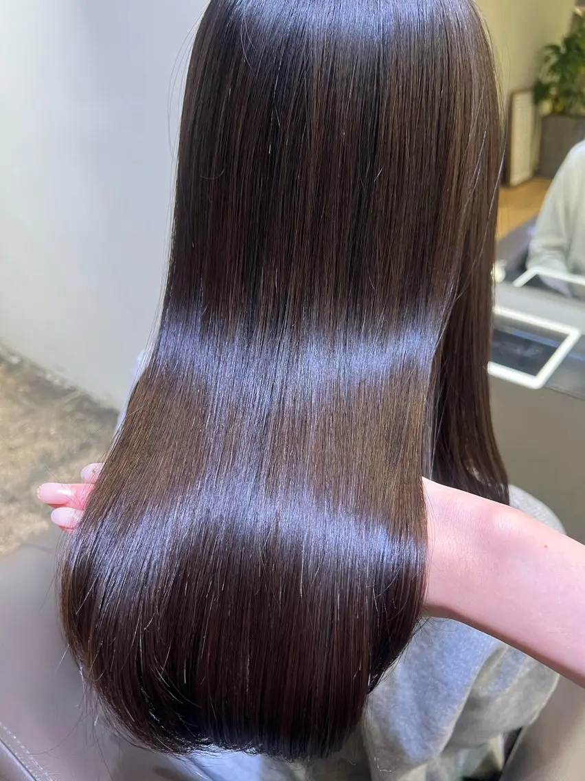 【4月限定】髪質改善ストレート(縮毛矯正)+トリートメント※メンズ不可の写真