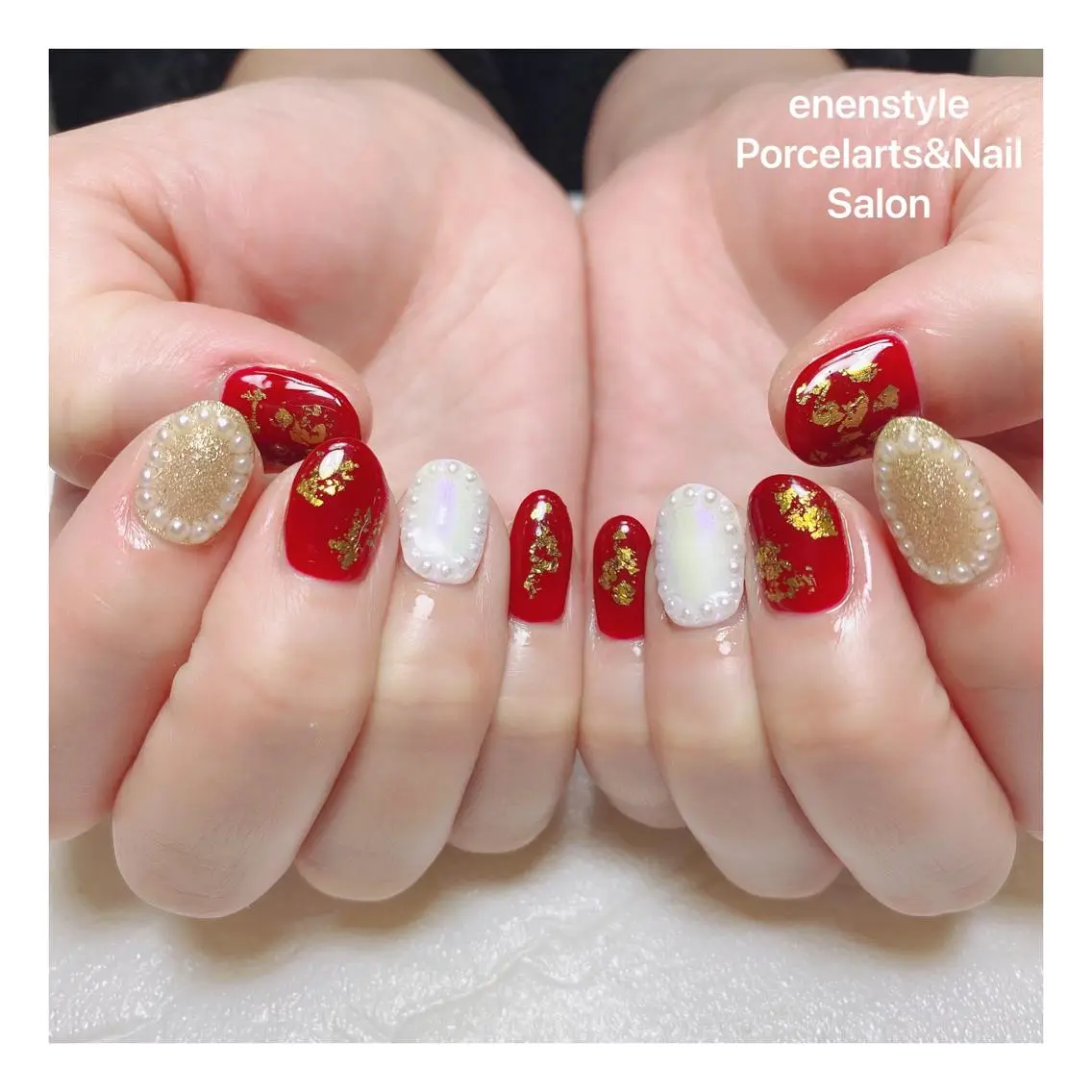 ショート ネイル ハンドネイル 🐾enen style 🐾のネイルデザイン