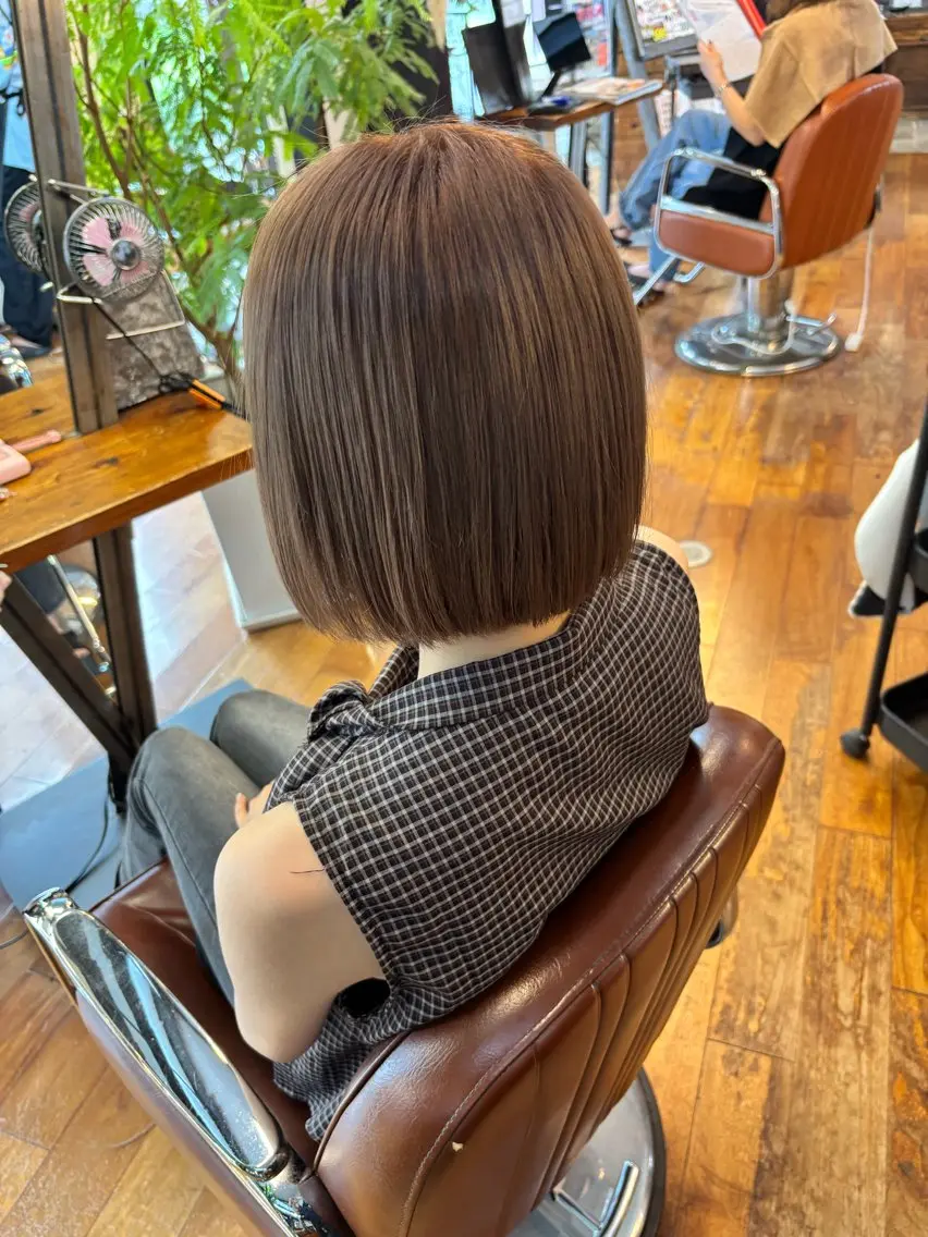ショート ボブ カット NAGONSTYLE 田村　莉生のヘアスタイル