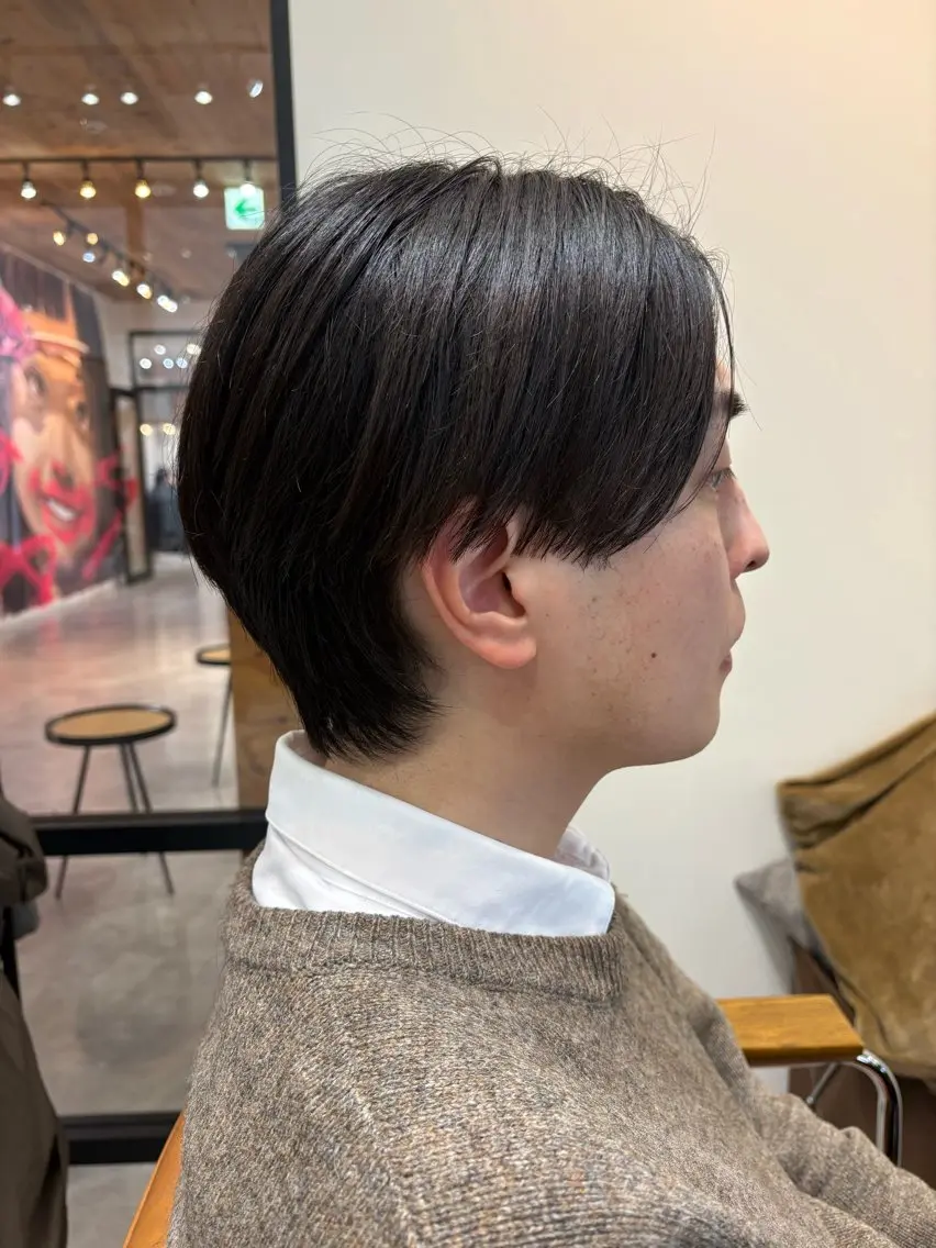 メンズ センターパート ツーブロック カット メンズカット クドウユウキのヘアスタイル