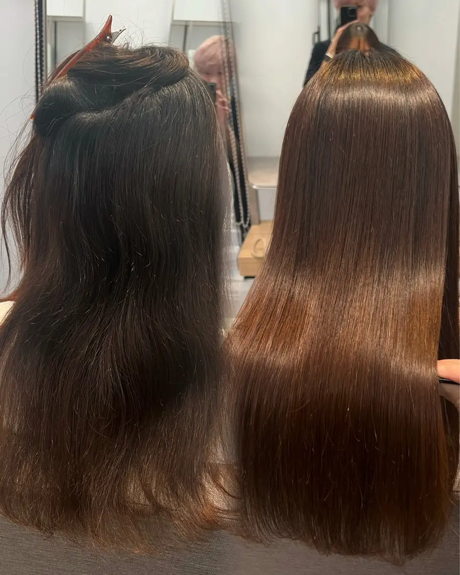 ロング トリートメント 縮毛矯正 トリートメント KOTA🩶越前/ メテオストレートのヘアスタイル