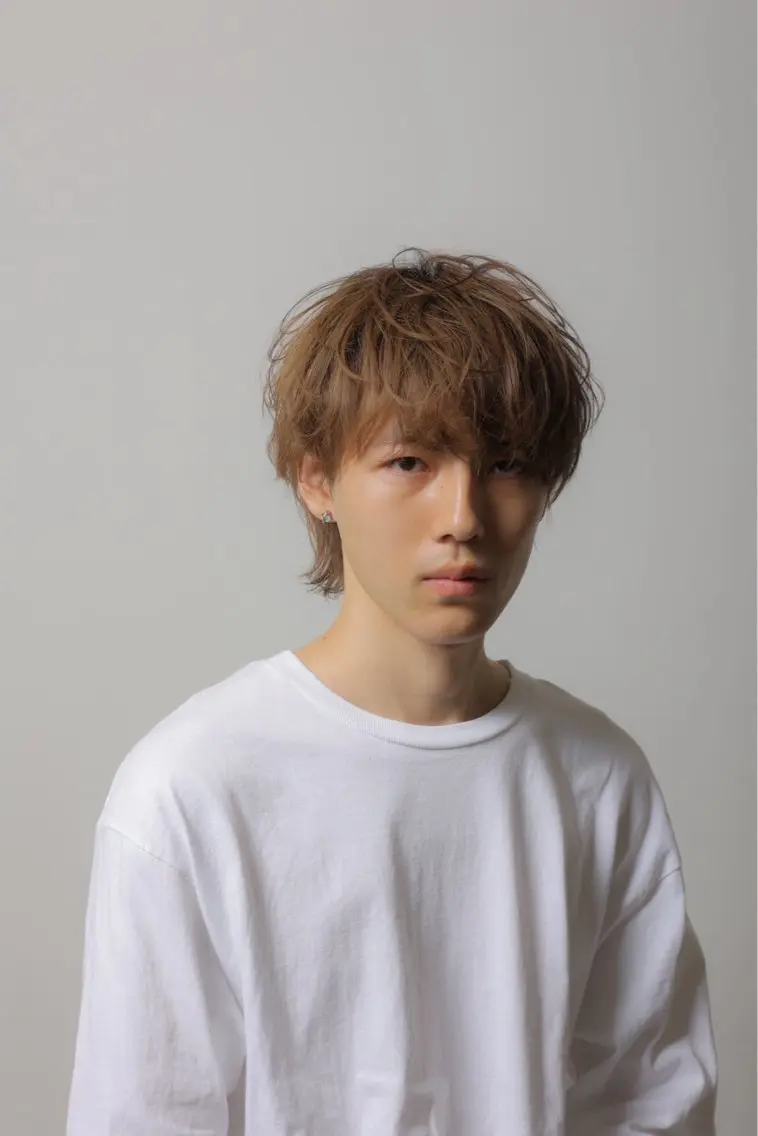 ミディアム メンズ マッシュウルフ マッシュ メンズウルフカット ウルフカット MEN'S 限定 / 杉田 星成のヘアスタイル