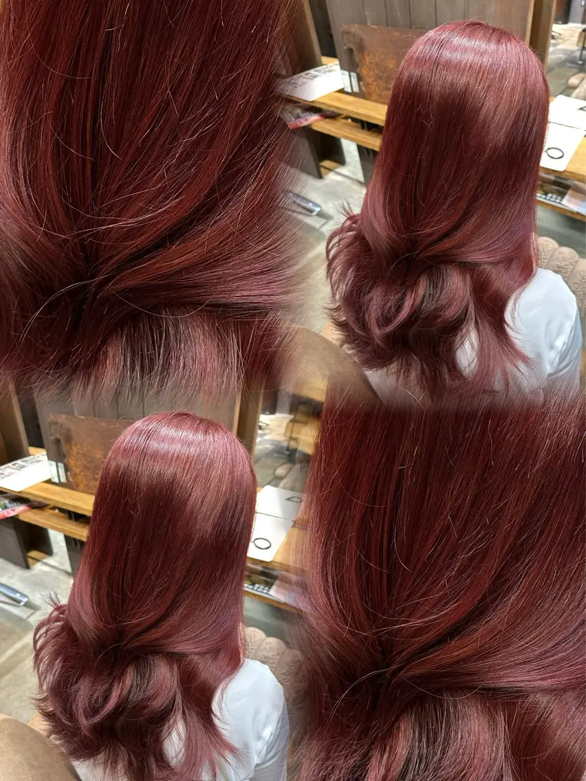 ロング ヘアカラー トリートメント 艶カラー／ 今井春汰のヘアスタイル