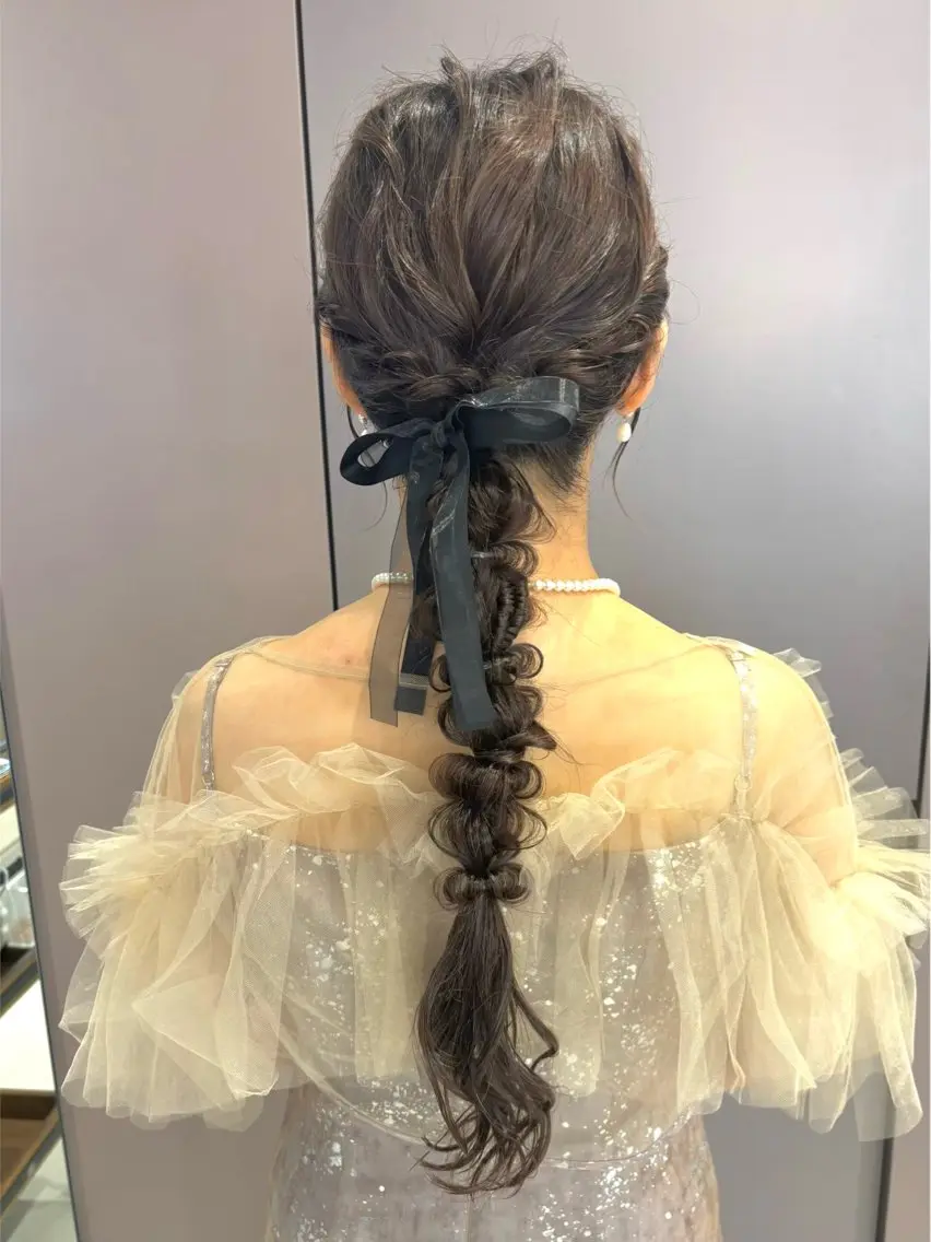 💐人気ヘアセット💐結婚式・お呼ばれ・二次会に⋆*早朝も🆗の写真
