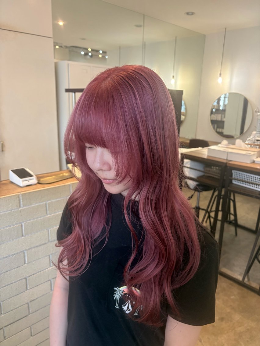 ロング カラー カット ヘアカラー mao 🩰のヘアスタイル