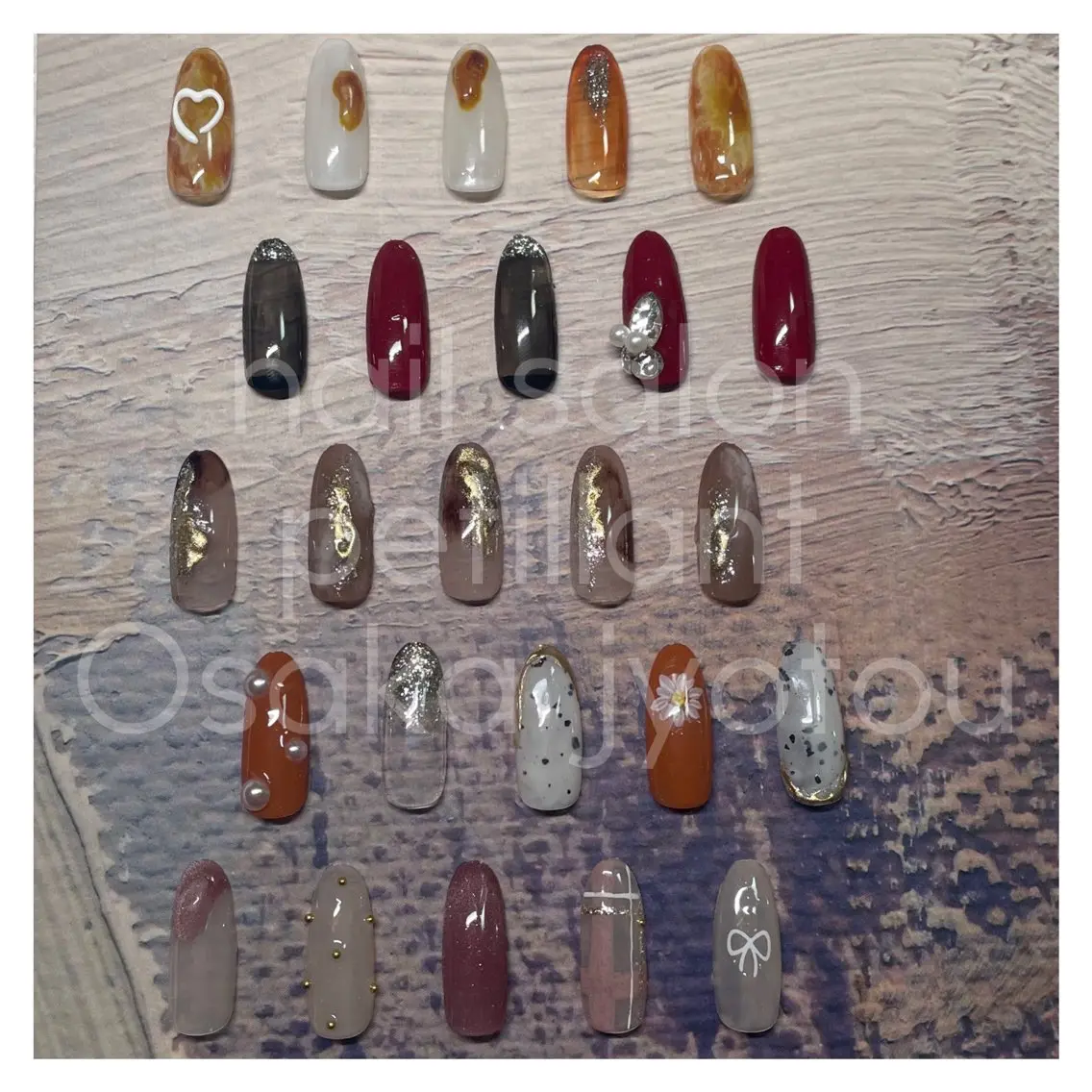 ネイル マットネイル nail salon petillantのネイルデザイン