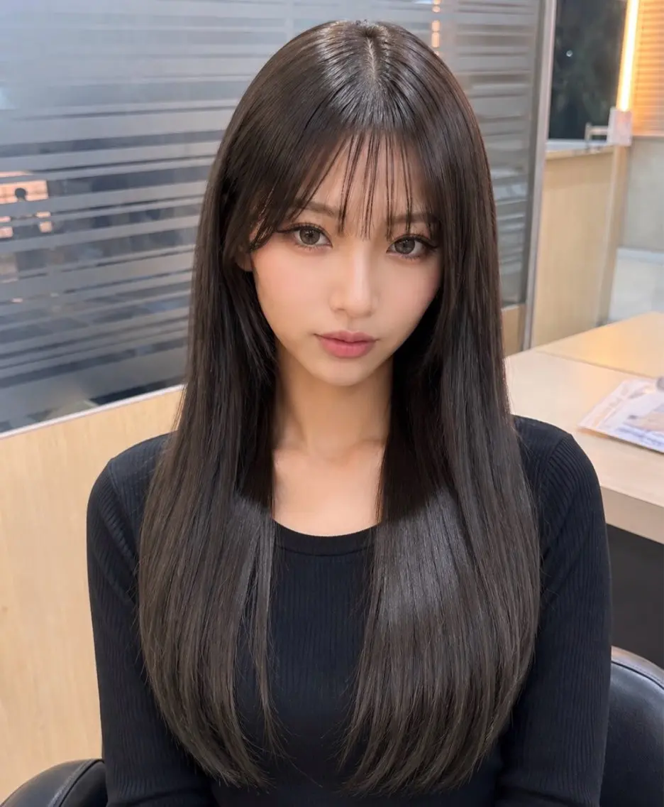 ロング カラー ヘアカラー トリートメント メンズカット募集中 /HINAのヘアスタイル