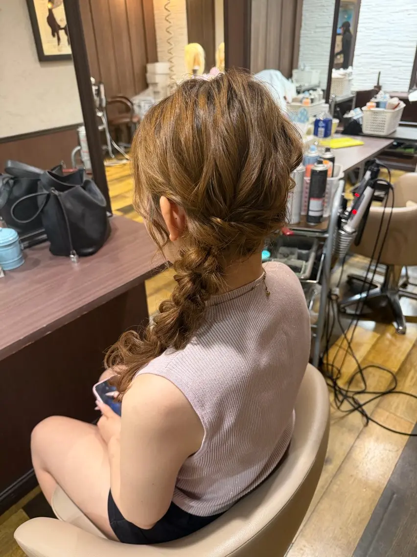 ヘアアレンジ ハマモト アヤカのヘアスタイル