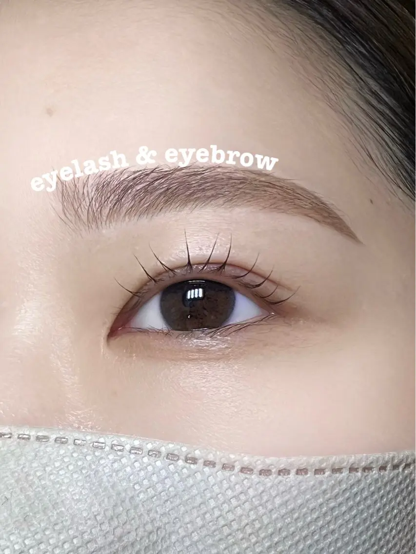眉Wax🌱 +まつ毛パーマ👀+wトリートメント付き✨（アイシャンプーは別途¥500）の写真