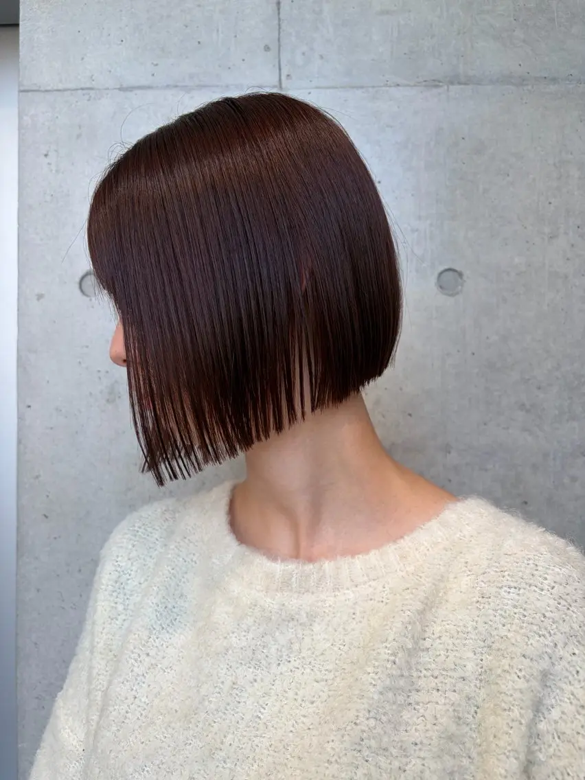 ショート カラー ヘアアレンジ カット ヘアカラー トリートメント ボブ艶モテカラー🫧 カリンのヘアスタイル