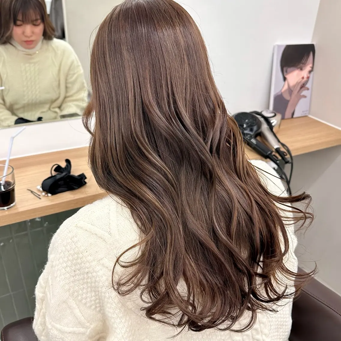 セミロング カラー カット ヘアカラー トリートメント ブリーチなし/レイヤ ー特化🌈Tommyのヘアスタイル