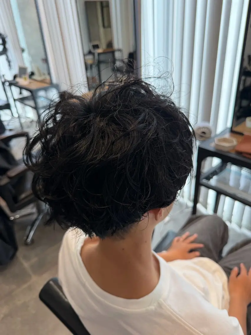 パーマ メンズ メンズパーマ La fith 健人のヘアスタイル