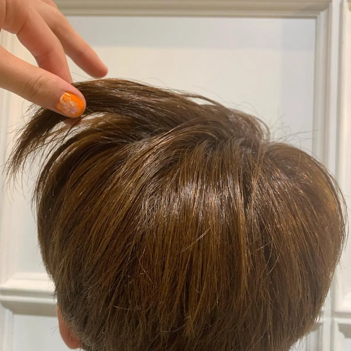 カラー メンズ 髪質改善カラー&TR 縮毛矯正/弱酸性矯正のヘアスタイル