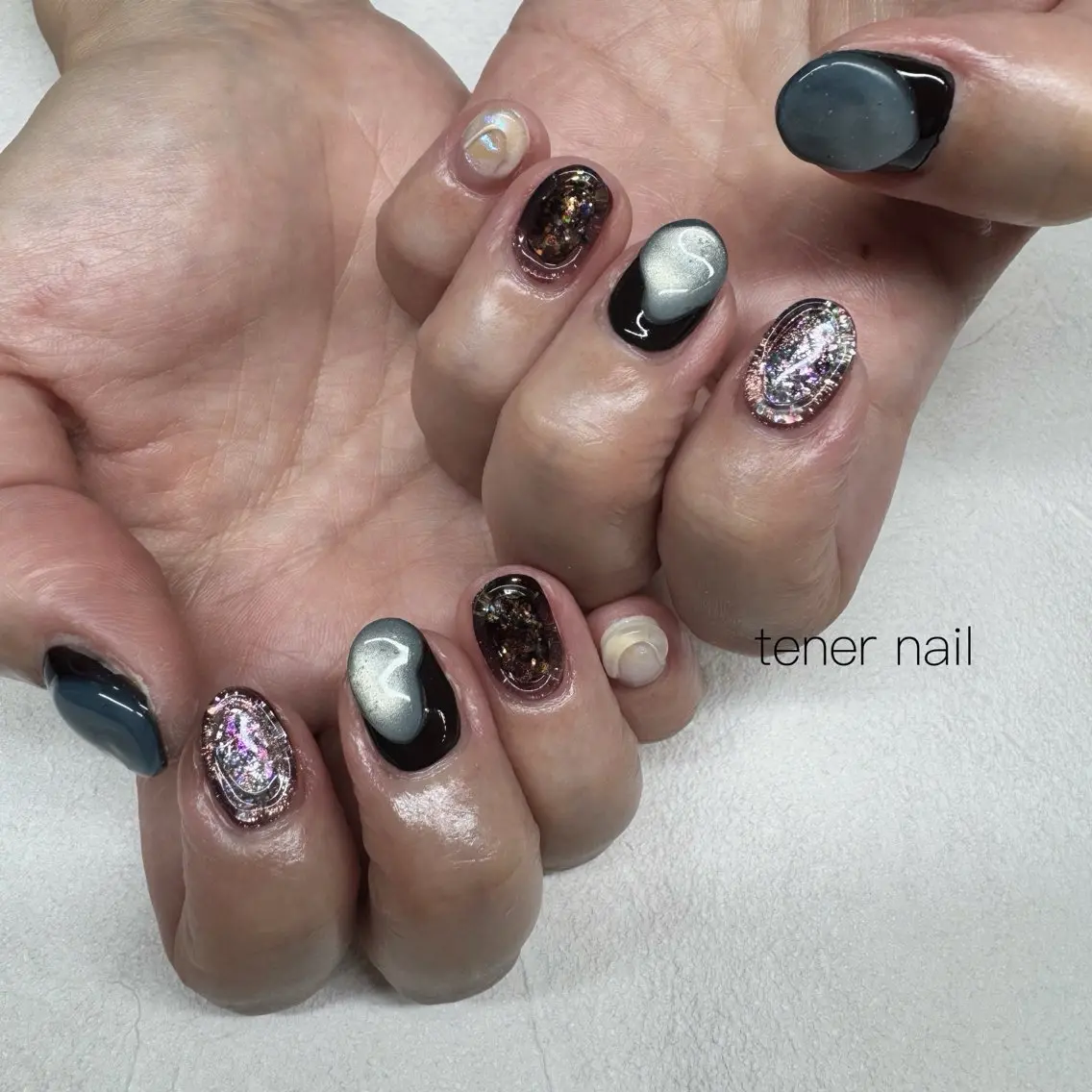 ネイル ニュアンスネイル ハンドネイル テネルネイル tener nailのネイルデザイン