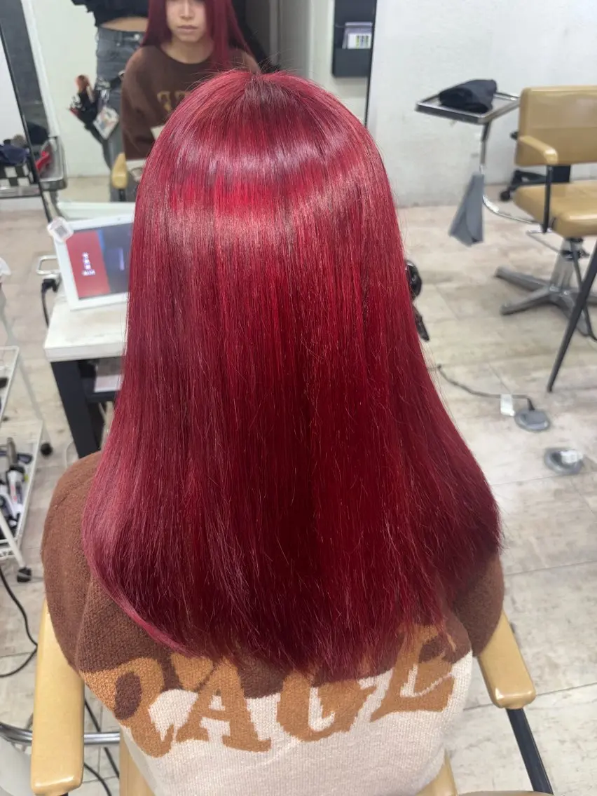 ✨️豪華メニュー✨️❤️ダブルカラー+2stepトリートメント❤️(ケアブリーチ&ケアカラー(イルミナカラー付き))の写真