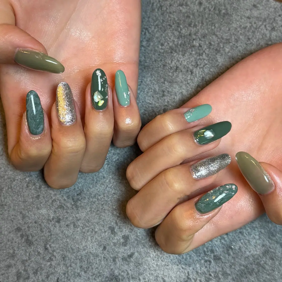 ネイル 自由が丘サロン あやめ💅のネイルデザイン