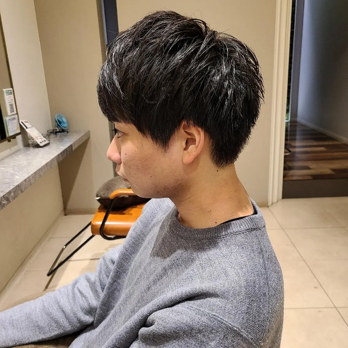メンズ ショート カット トリートメント 中井 啓悟のヘアスタイル