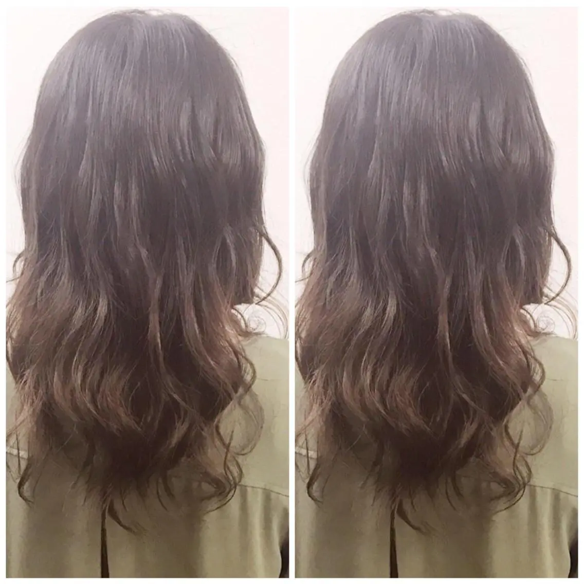 セミロング カラー ベージュカラー グラデーションカラー ヤナ マネージャーのヘアスタイル