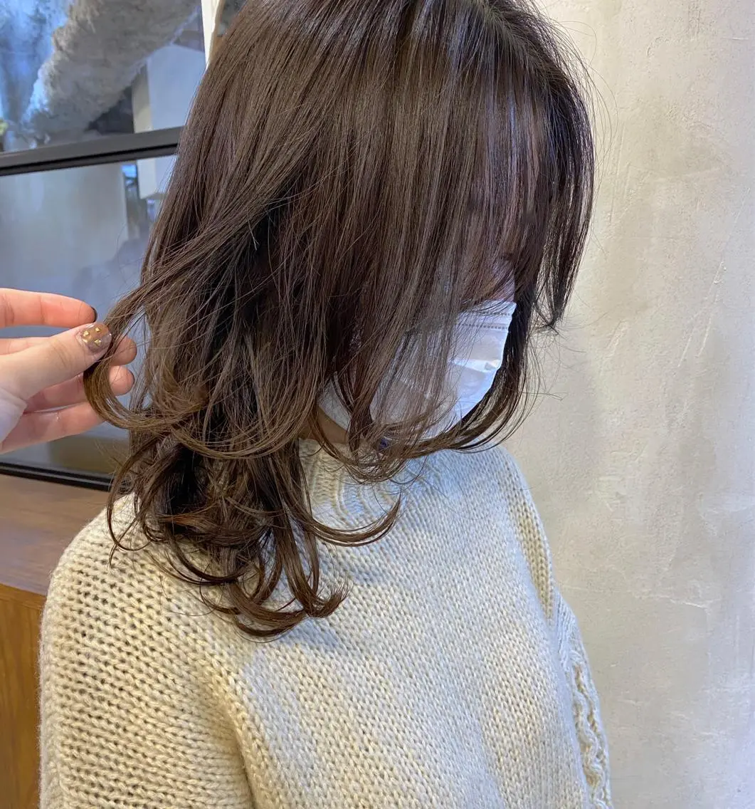 ロング カラー パーマ 🥣 hashi 🛋️のヘアスタイル