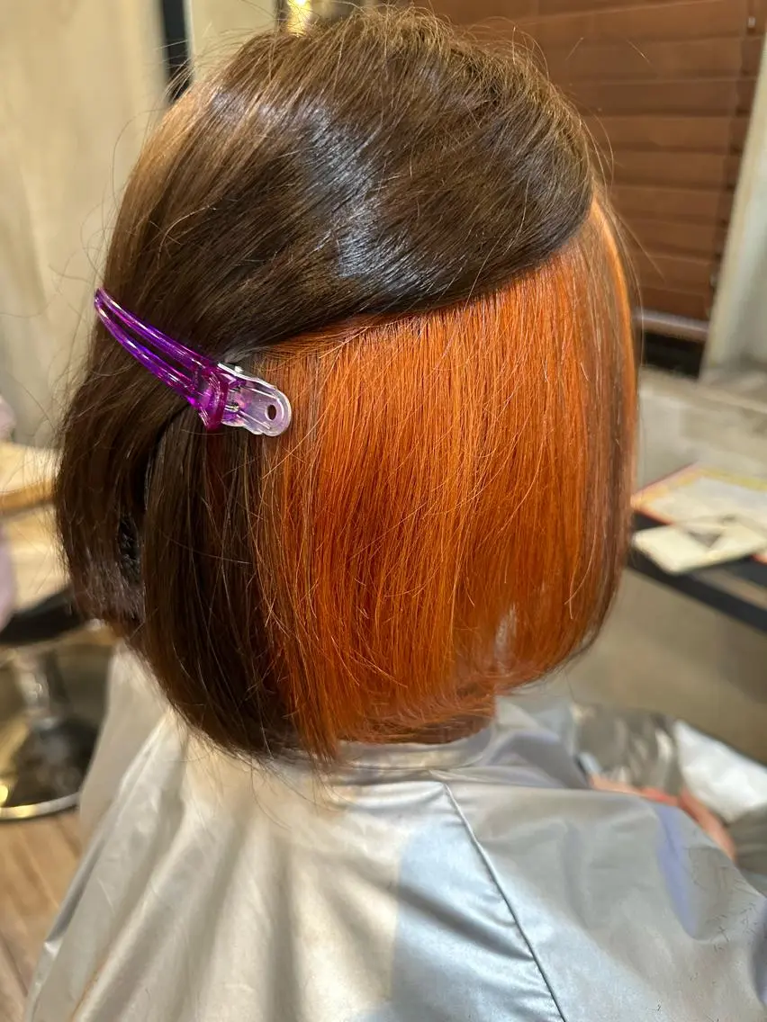 インナーカラー(ブリーチ+カラー) ＋シャンプーブロー+ベーストリートメントの写真