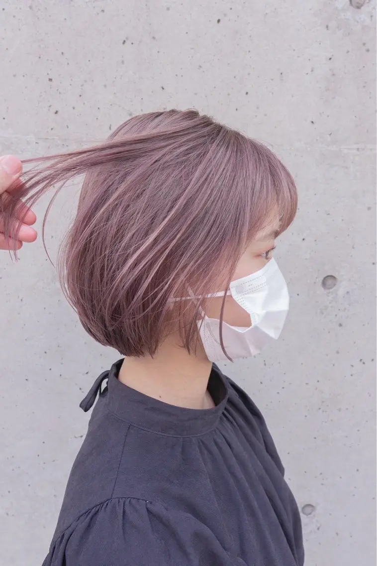 ショート カラー ラベンダーカラー ラベンダーピンク ピンクカラー ヘアカラー début/ 裕登のヘアスタイル