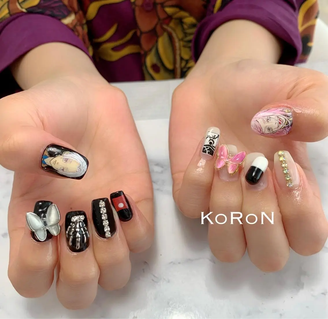 ネイル ハンドネイル 自宅サロン鎌倉 KORONのネイルデザイン