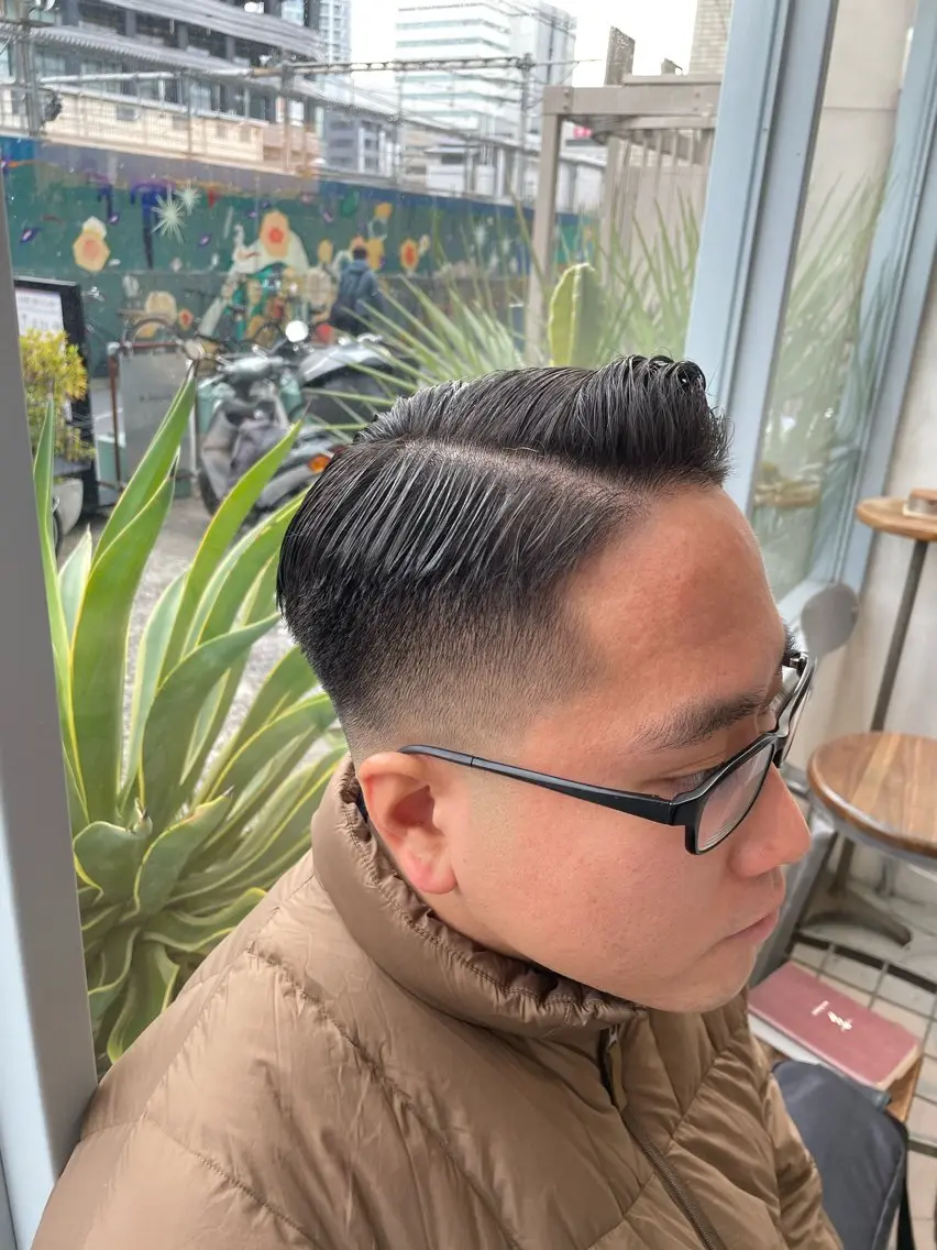 メンズ フェードカット スキンフェード ✂︎barber✂︎ Hideのヘアスタイル