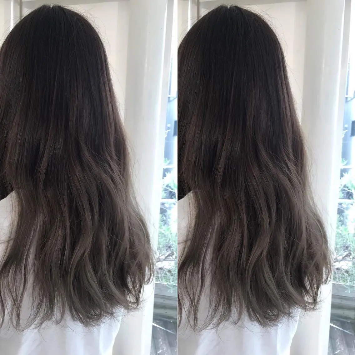 ロング カラー 小栗 麻衣のヘアスタイル