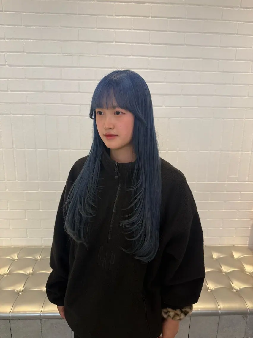 ロング カラー ヘアアレンジ 海外/ハイトーン🪽 ☯️ami☯️のヘアスタイル