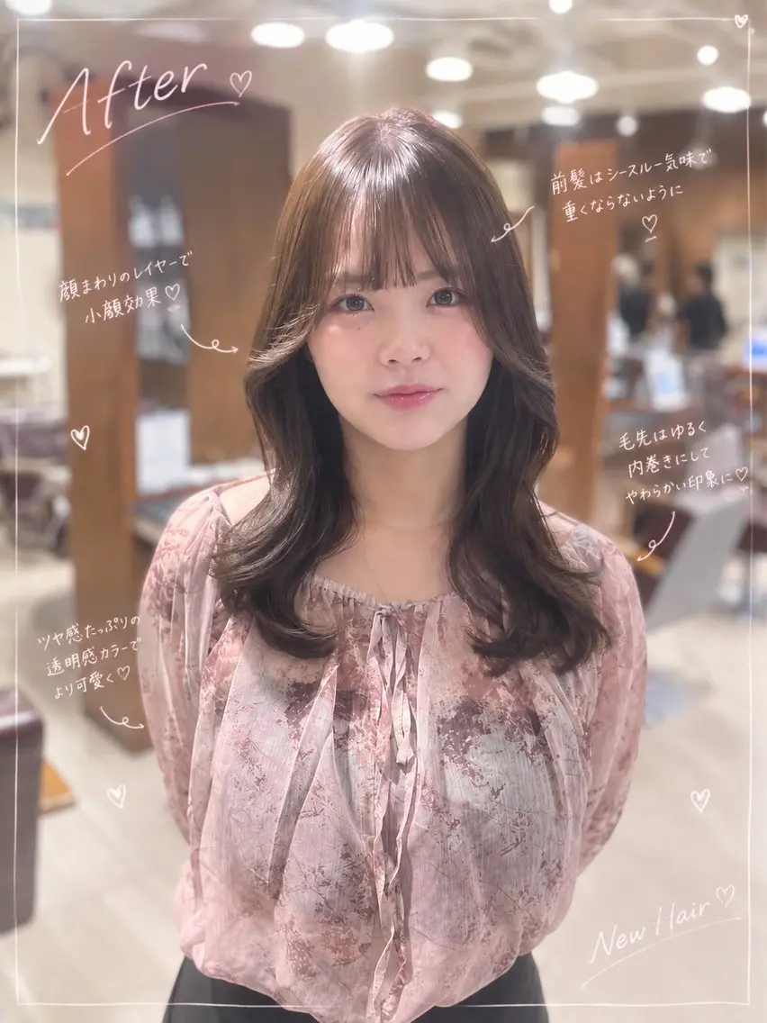 ロング ヘアカラー トリートメント 上新庄/艶髪/ ボブカット/🎀のんのヘアスタイル