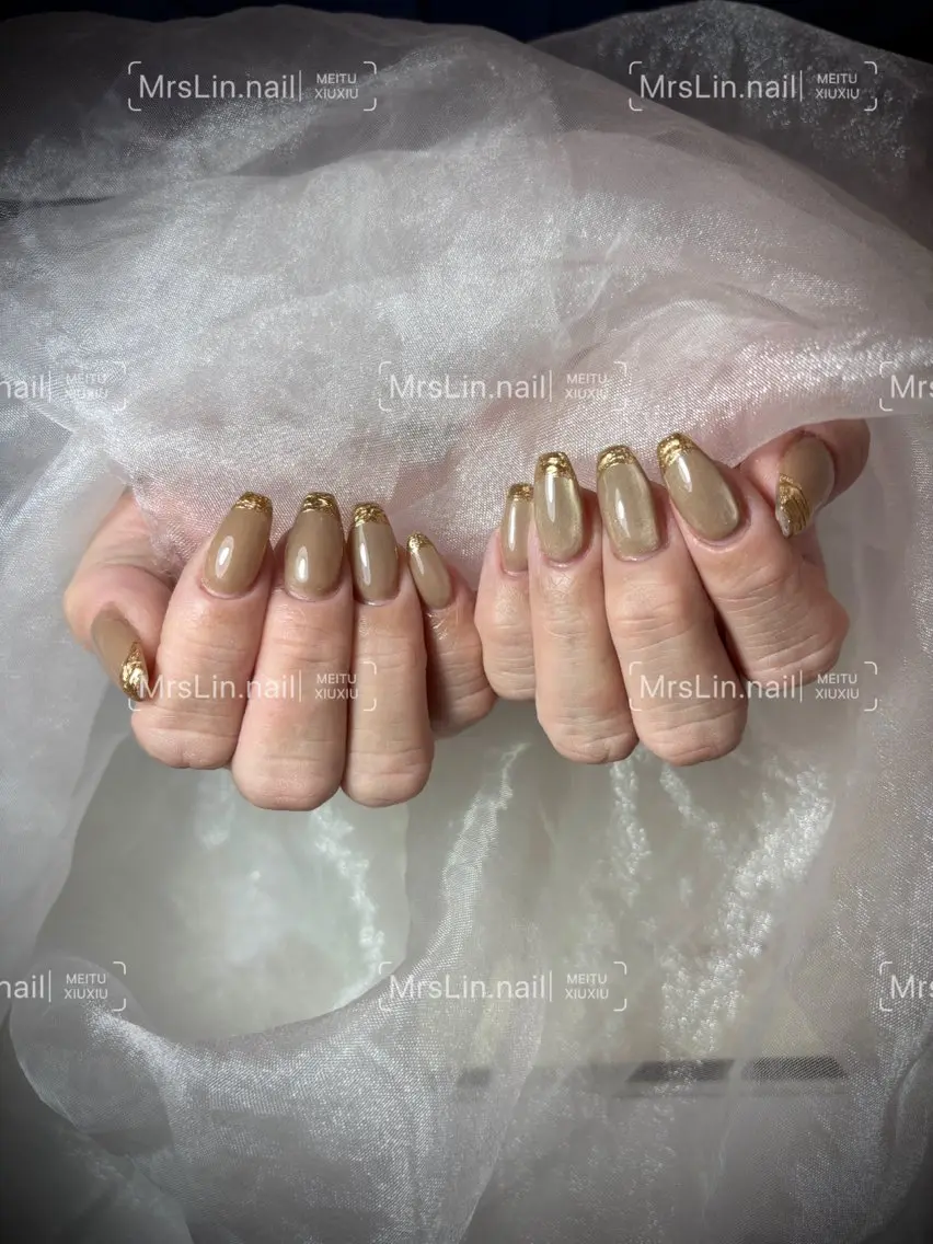 ネイル フレンチネイル ミラーネイル Mrs Lin.nailのネイルデザイン