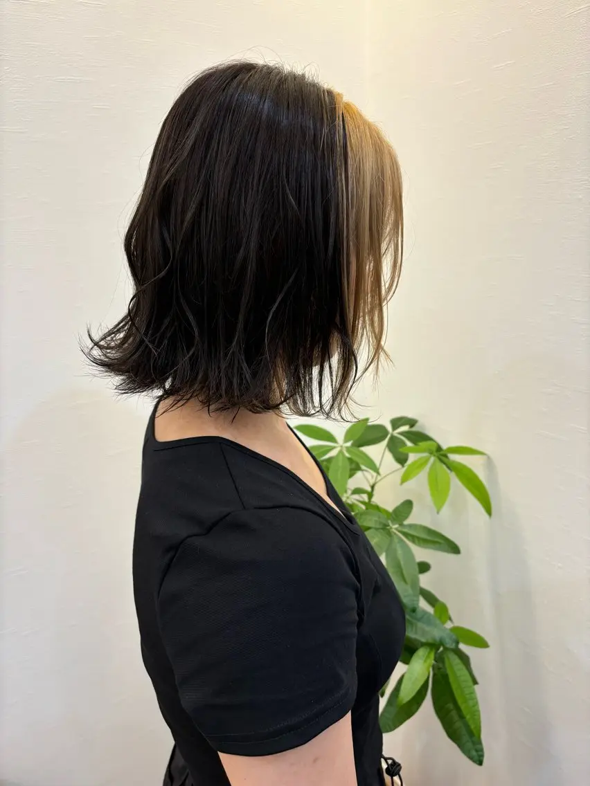 カラー ツノガイ エリのヘアスタイル