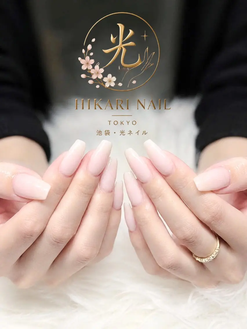 ネイル チークネイル 長さ出し フレンチネイル ガーリー ハロウィン フットネイル HikariNail Ikebukuroのネイルデザイン