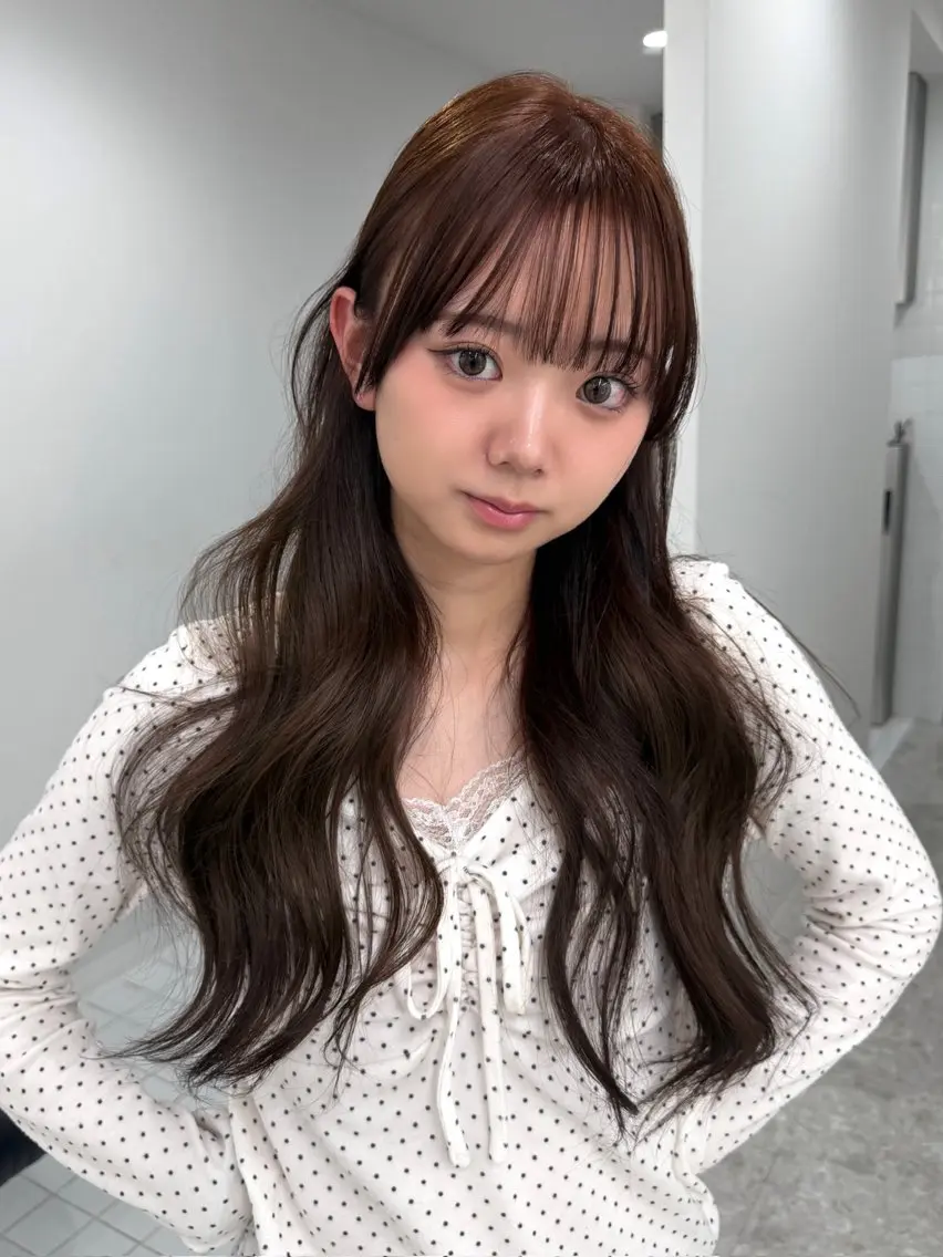 ロング カラー ヘアカラー 大阪梅田/ イマムラミヅキのヘアスタイル