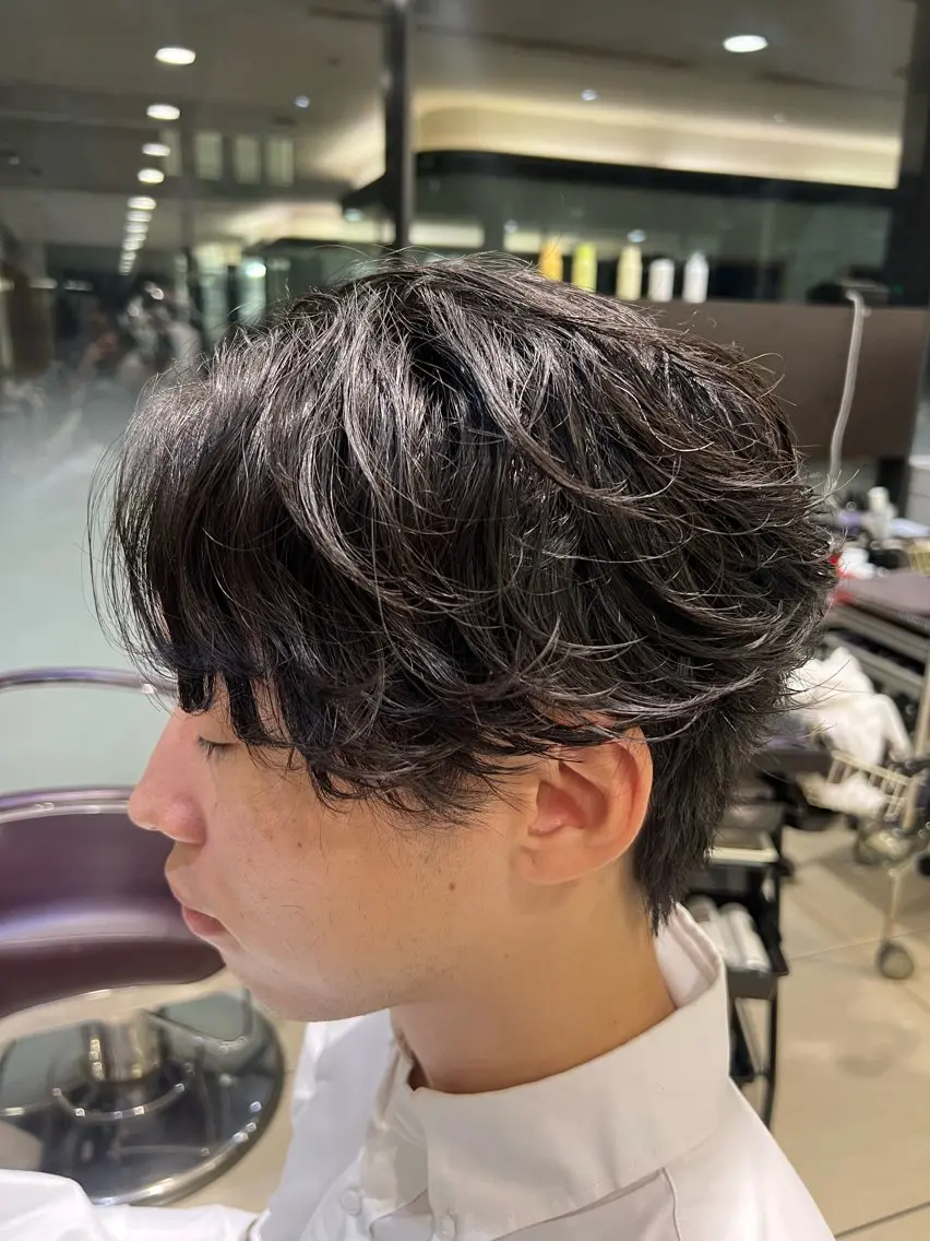 ショート カット パーマ トリートメント 🇺🇸サーフカール 🇺🇸ケンシロウのヘアスタイル