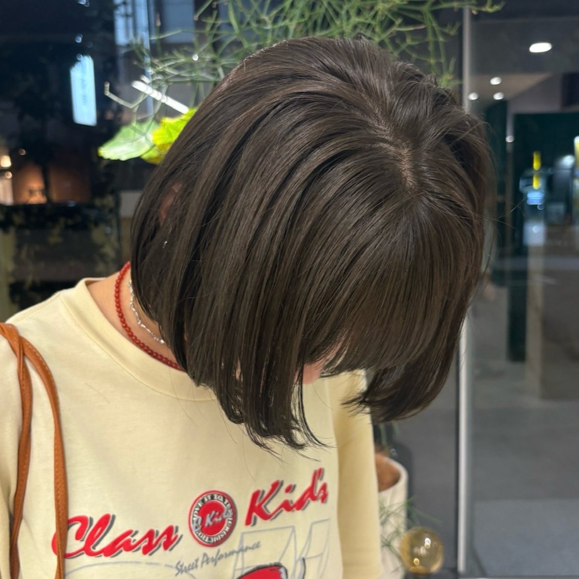 カラー ヘアカラー 二次元ウルフ🍒 ボルドーカラー愛希子のヘアスタイル