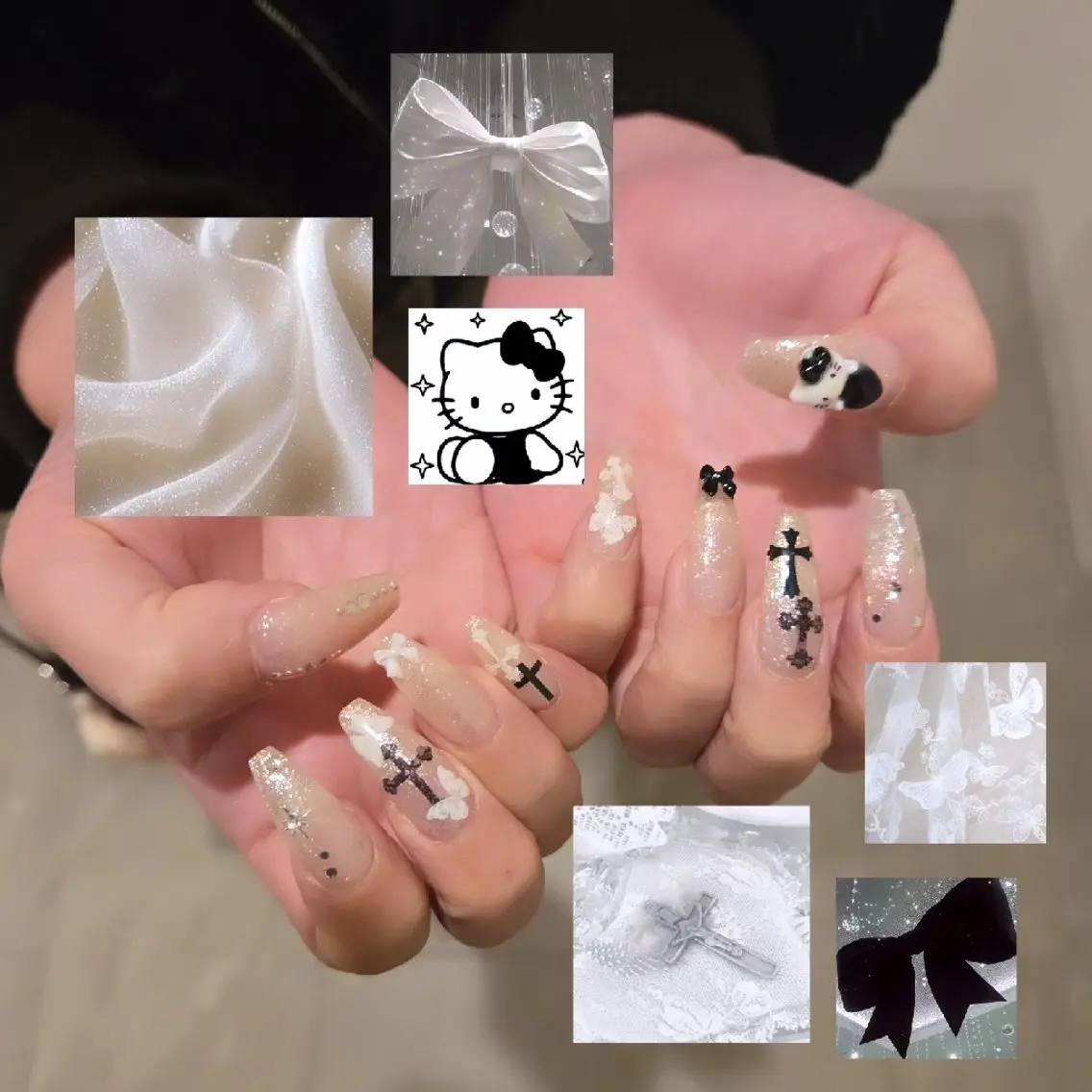 ネイル ロングネイル ハンドネイル 8appy ARTstudioのネイルデザイン