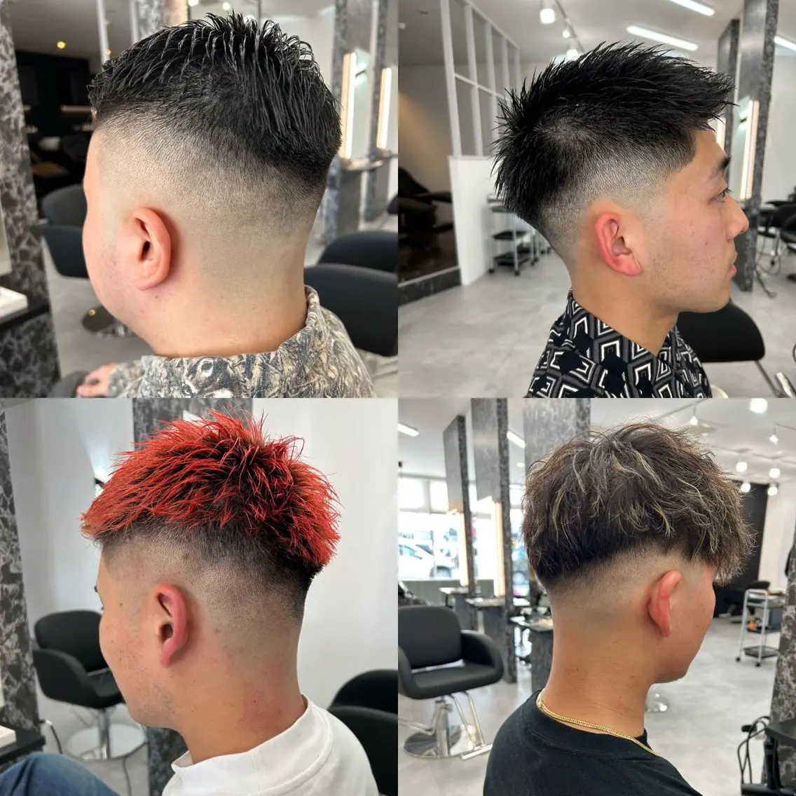 メンズ フェードカット スキンフェード 土屋 竣奨のヘアスタイル