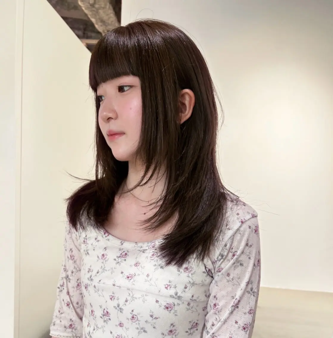 セミロング カラー ヘアアレンジ ブラウンカラー カット ヘアカラー 🎀suzuna 透明感colorのヘアスタイル