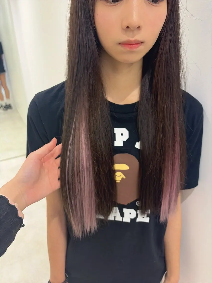 ロング エクステ 青木 瑠香のヘアスタイル