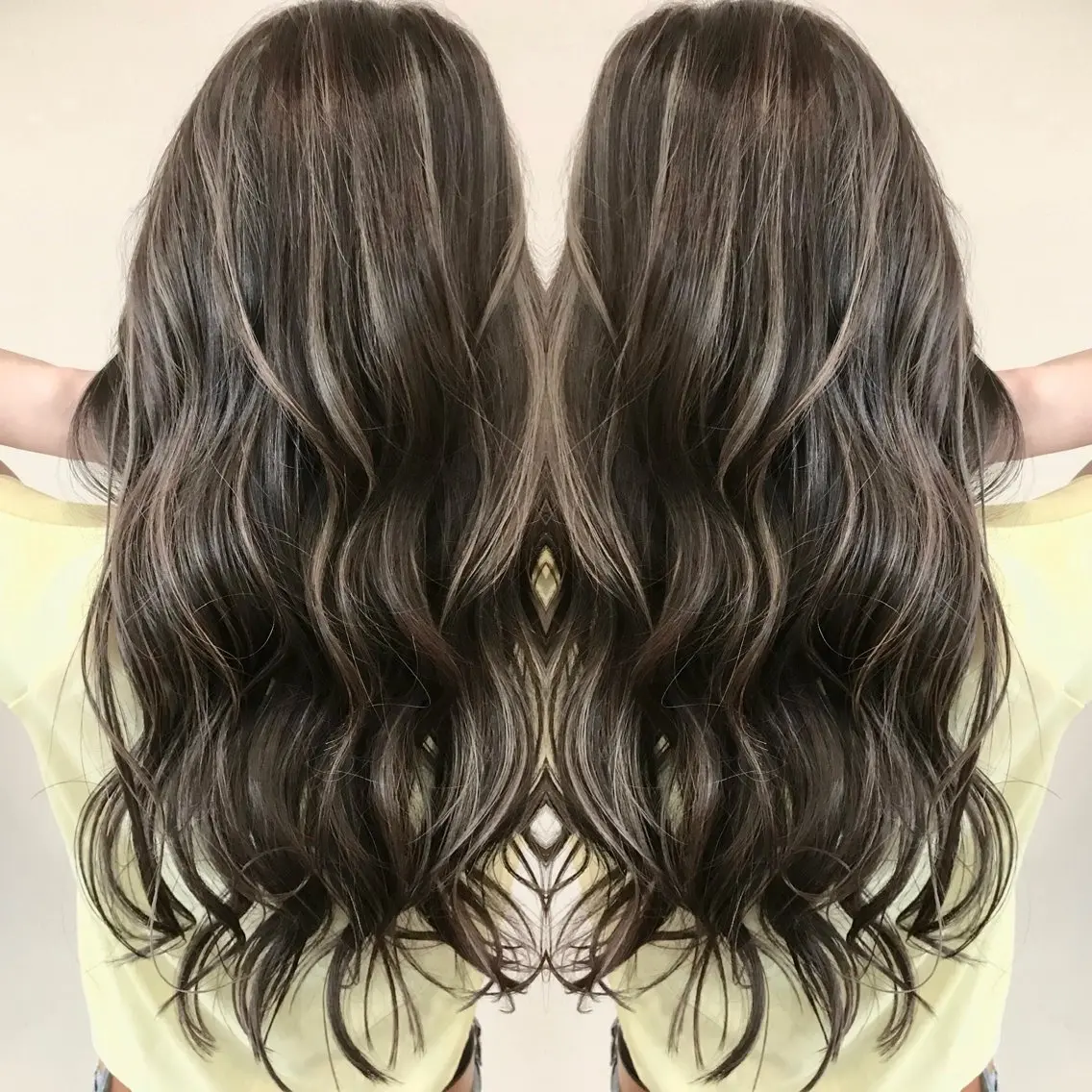 ロング カラー ハイライトカラー ハイライト VERDA KENのヘアスタイル