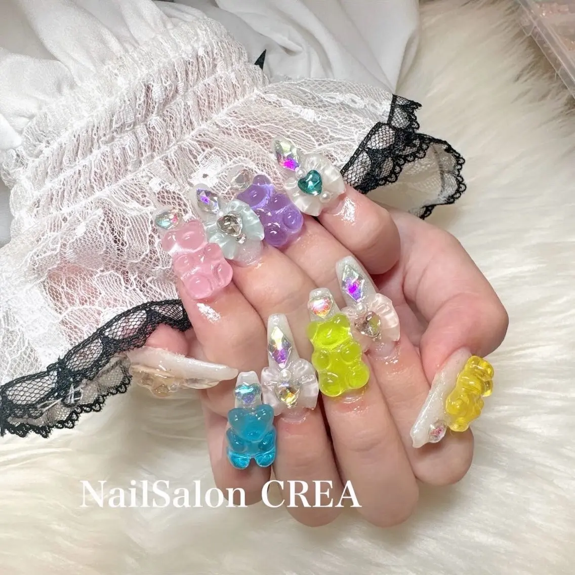 ネイル 持ち込み ハンドネイル NailSalon CREAのネイルデザイン