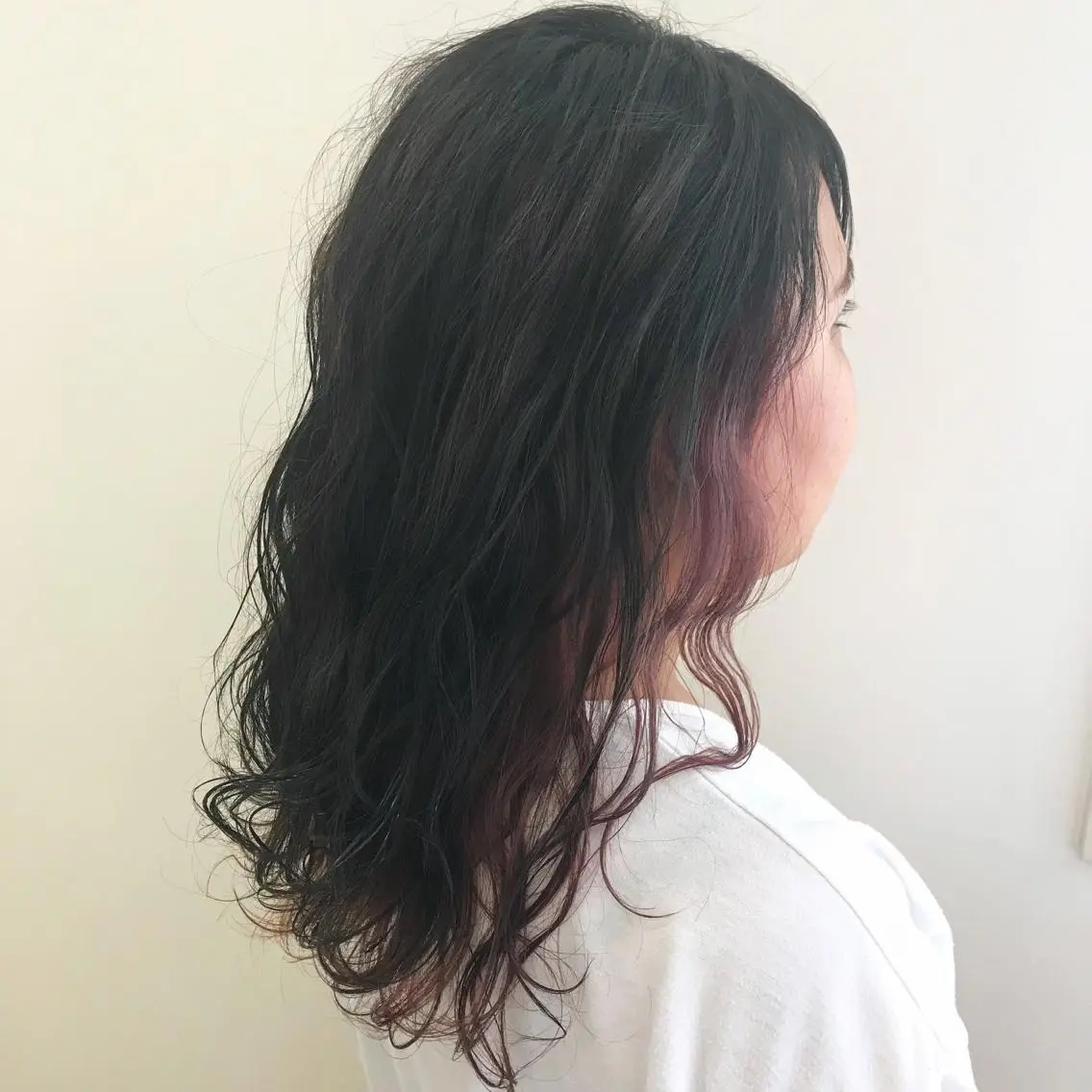 セミロング カラー ヘアアレンジ 店長 大方康暉のヘアスタイル