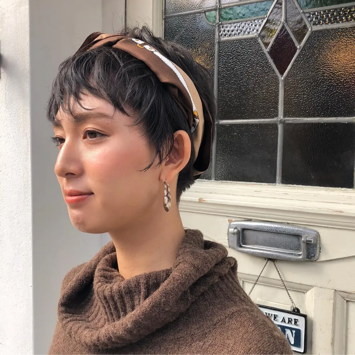 ショート カラー ヘアアレンジ ベリーショート ショートヘア h a k u 大倉 卓人のヘアスタイル