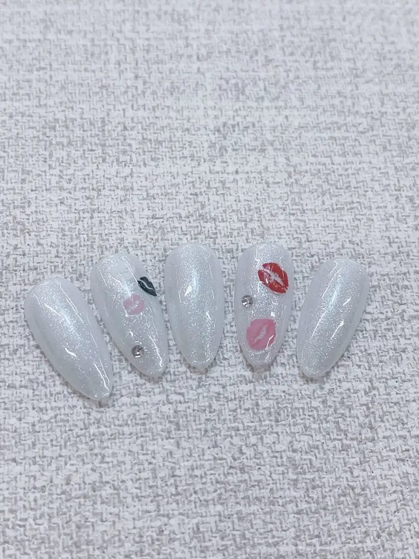 ネイル チークネイル 成人式 フレンチネイル グラデーション 氷ネイル・うるうるネイル ハンドネイル DUO MI nail salonのネイルデザイン