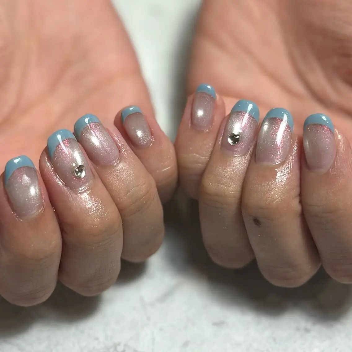 ネイル ハンドネイル WHITE NAIL 鳳店AYUMIのネイルデザイン