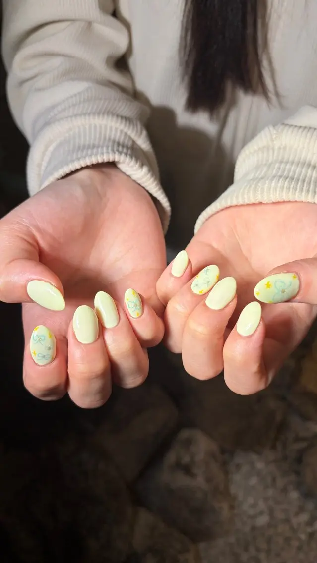 ネイル 海優⭐️ネイル⭐️ 透明感カラーのネイルデザイン