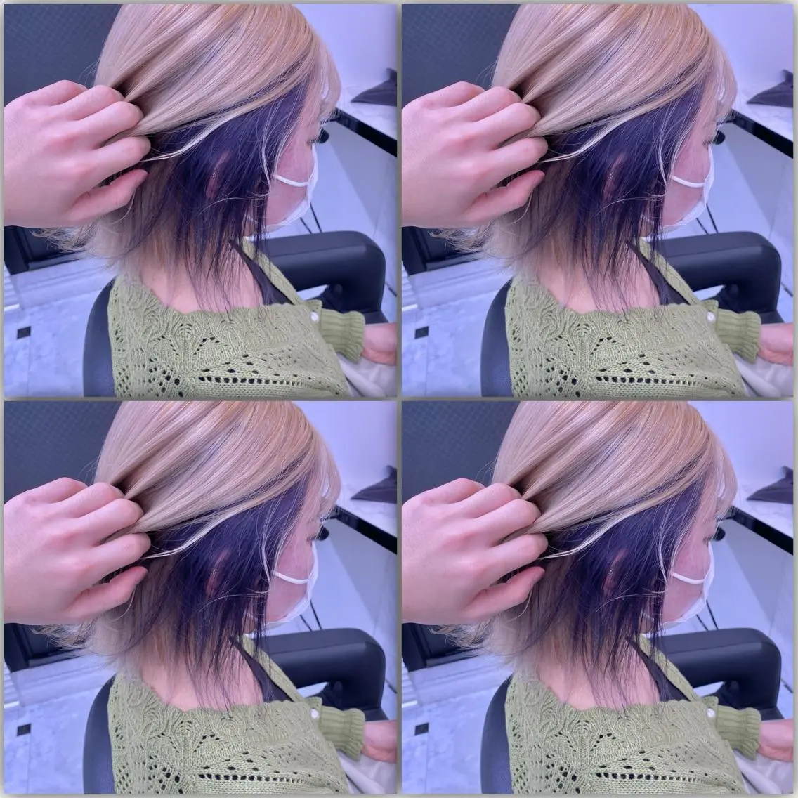 ミディアム カラー レイヤーダブルカラー KYONのヘアスタイル